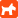 オレンジ地に白抜きの犬のアイコン