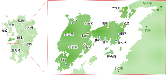 天草地図