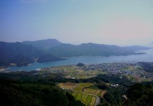 倉岳中腹よりの眺め