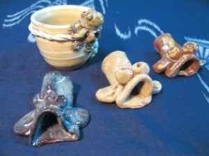 苓山焼の作品
