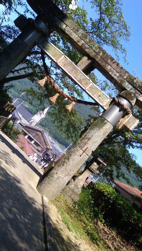 崎津諏訪神社から